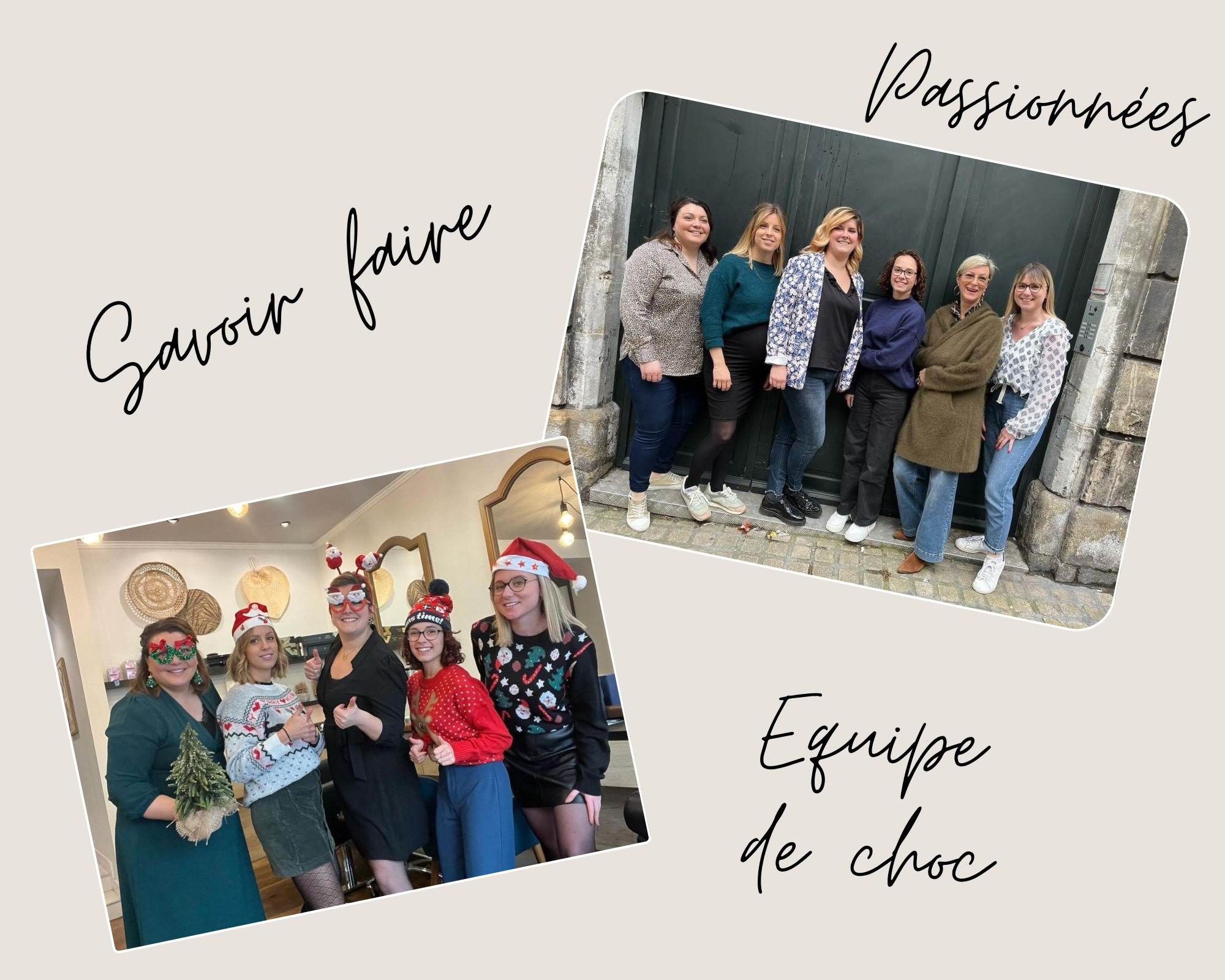 L'équipe du salon Ô Naturel Coiffure à Clisson